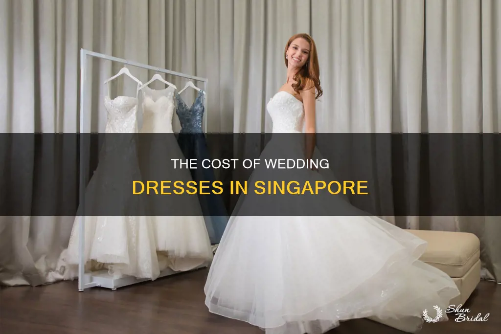 how much does a wedding dress cost in singapore