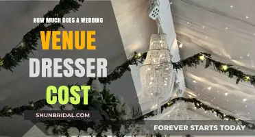 The Cost of Wedding Venue Dressers: How Much?