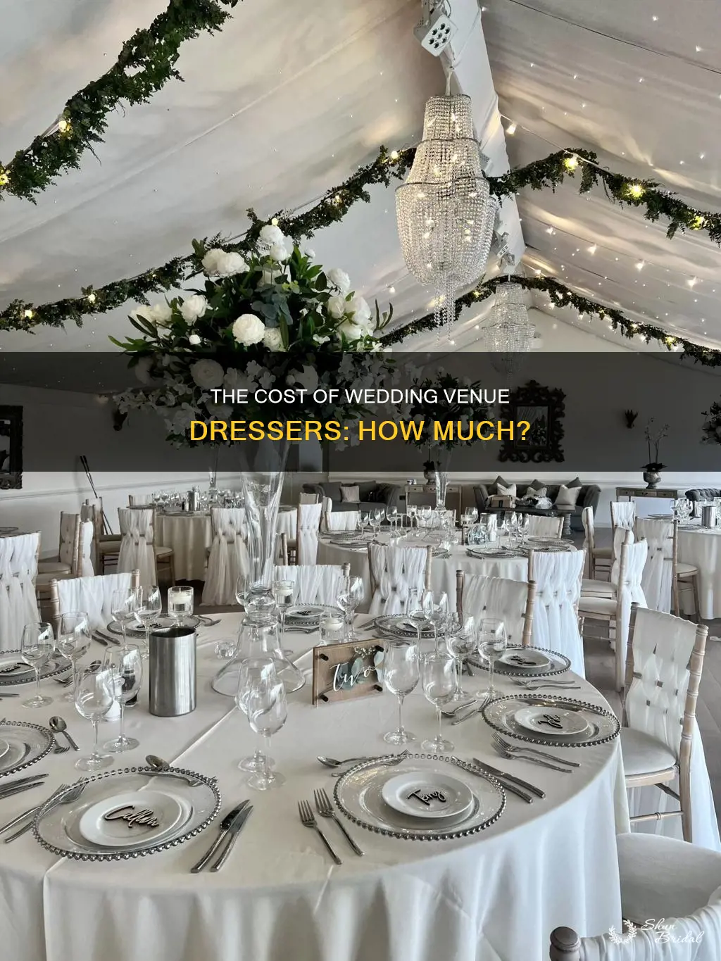 how much does a wedding venue dresser cost