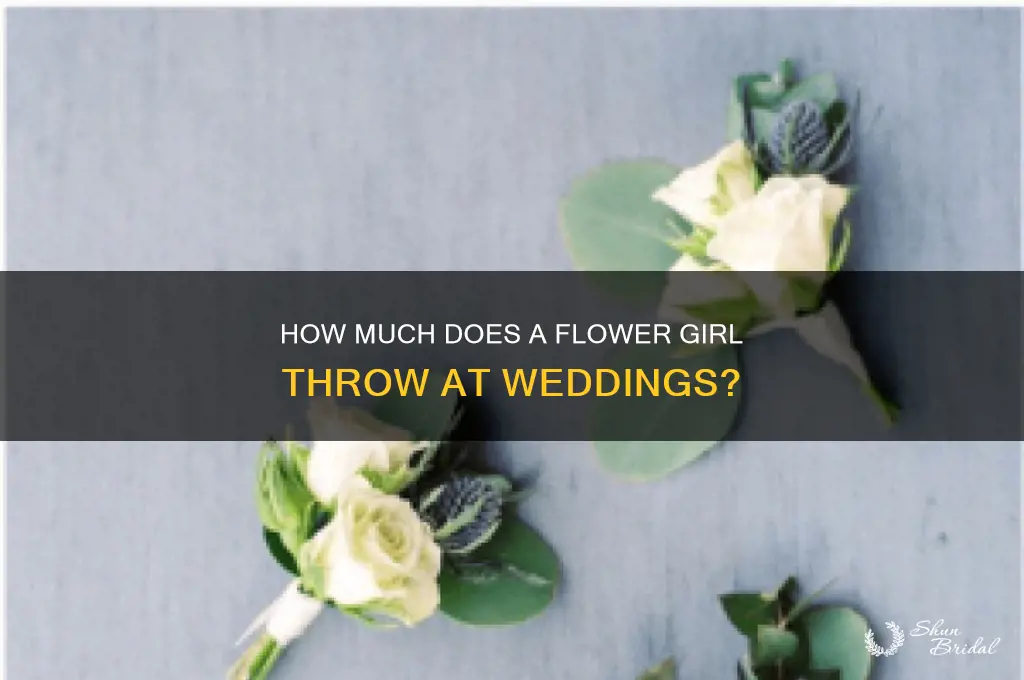 how much does flower girl throw