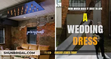The Cost of Dyeing Your Wedding Dress
