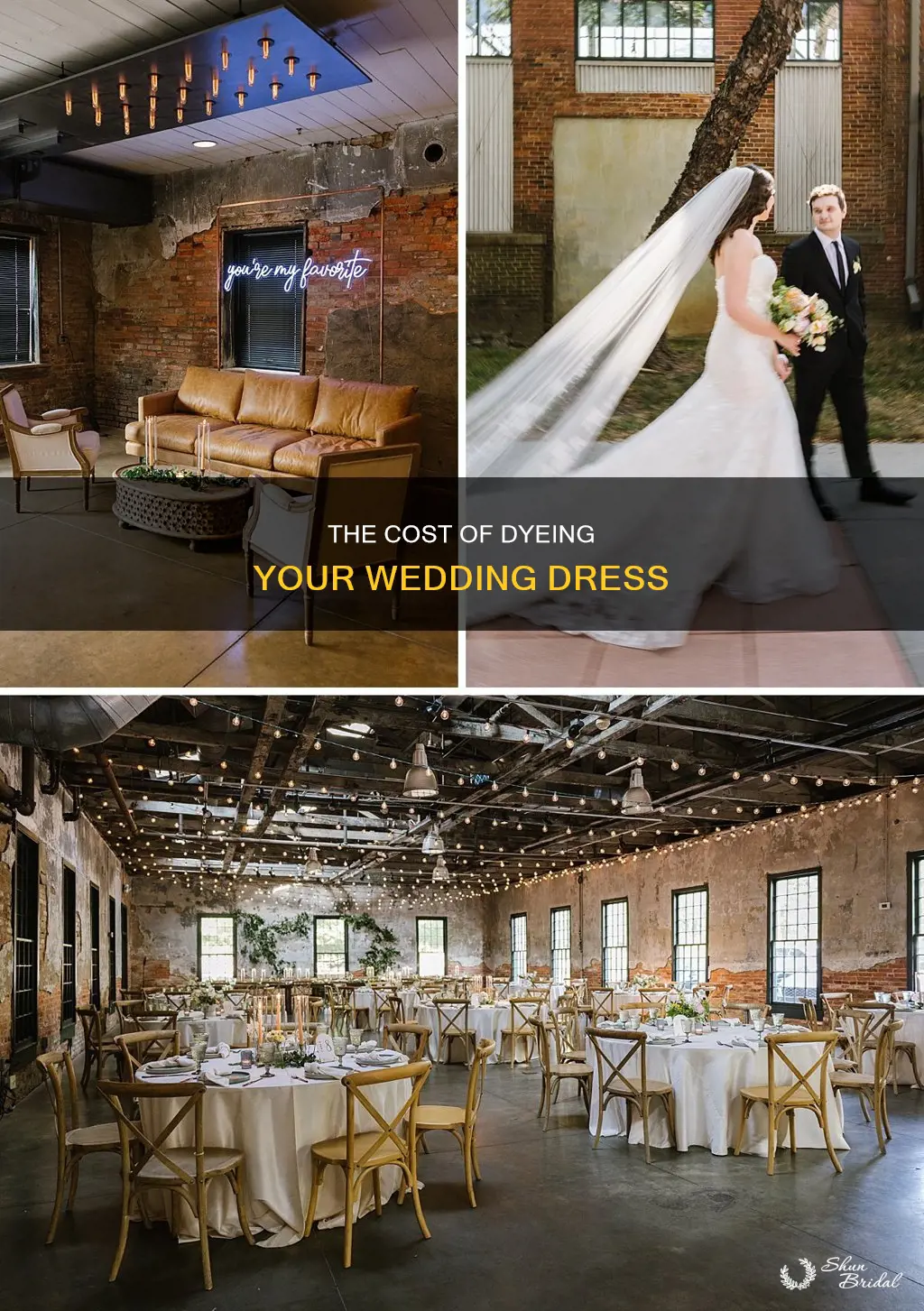 how much does it cost to dye a wedding dress