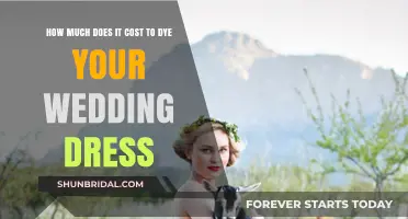 The Cost of Dyeing Your Wedding Dress