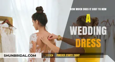 The Cost of Wedding Dress Alterations