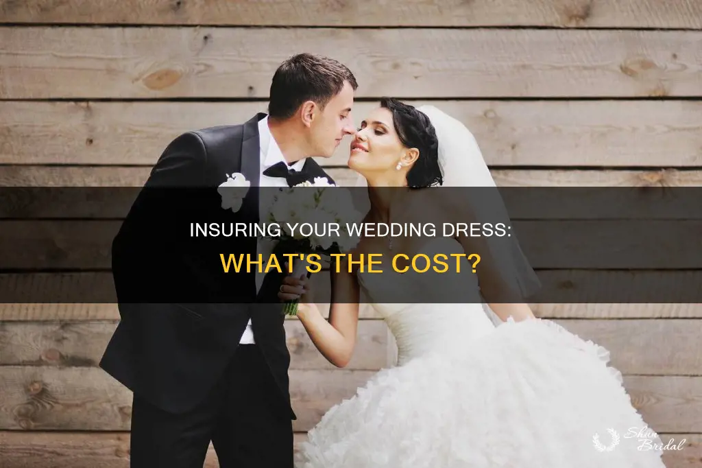 how much does it cost to insurance a wedding dress