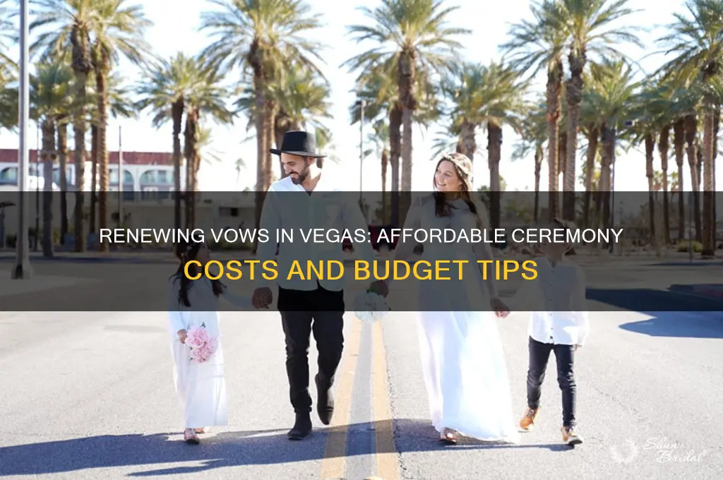 how much does it cost to renew vows in vegas