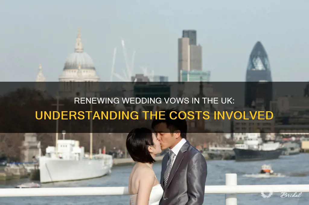 how much does it cost to renew wedding vows uk