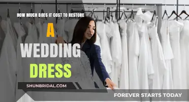 Wedding Dress Restoration: What's the Cost?