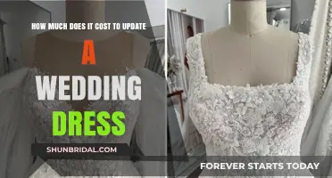 The Cost of Updating Your Wedding Dress
