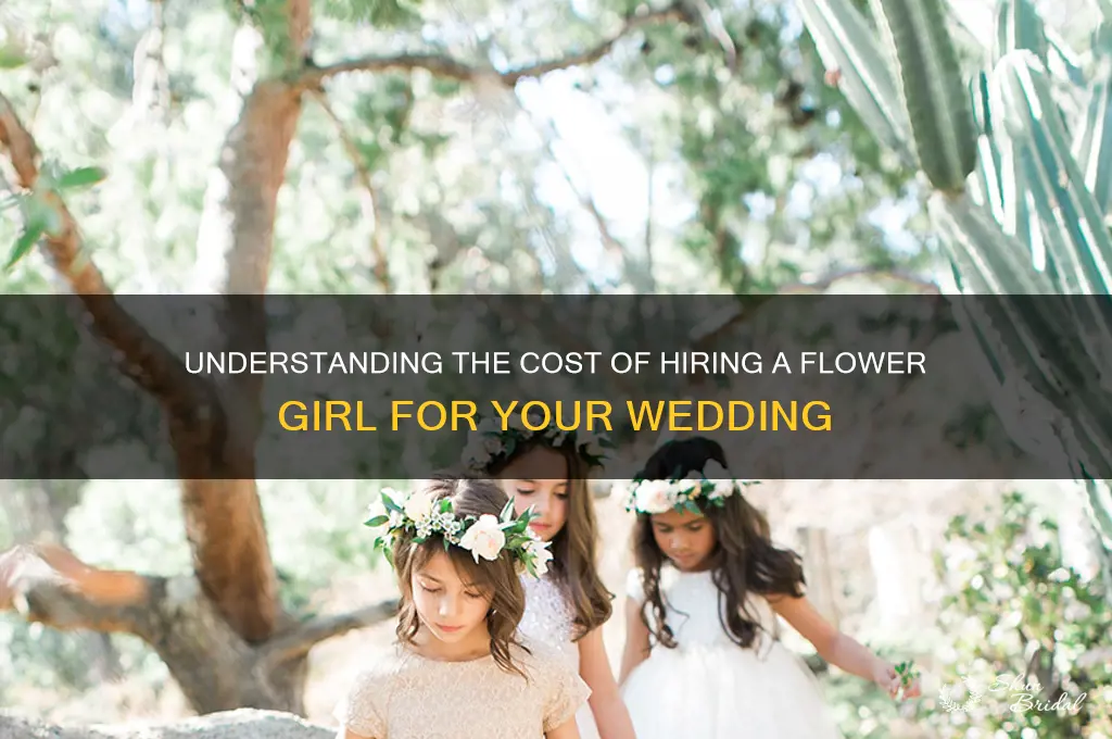 how much does wedding flower girl cost