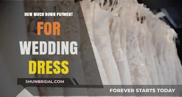 Wedding Dresses: Down Payment and Budgeting