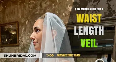 Perfect Veil Length: Fabric Requirements for a Waist-Length Bridal Veil