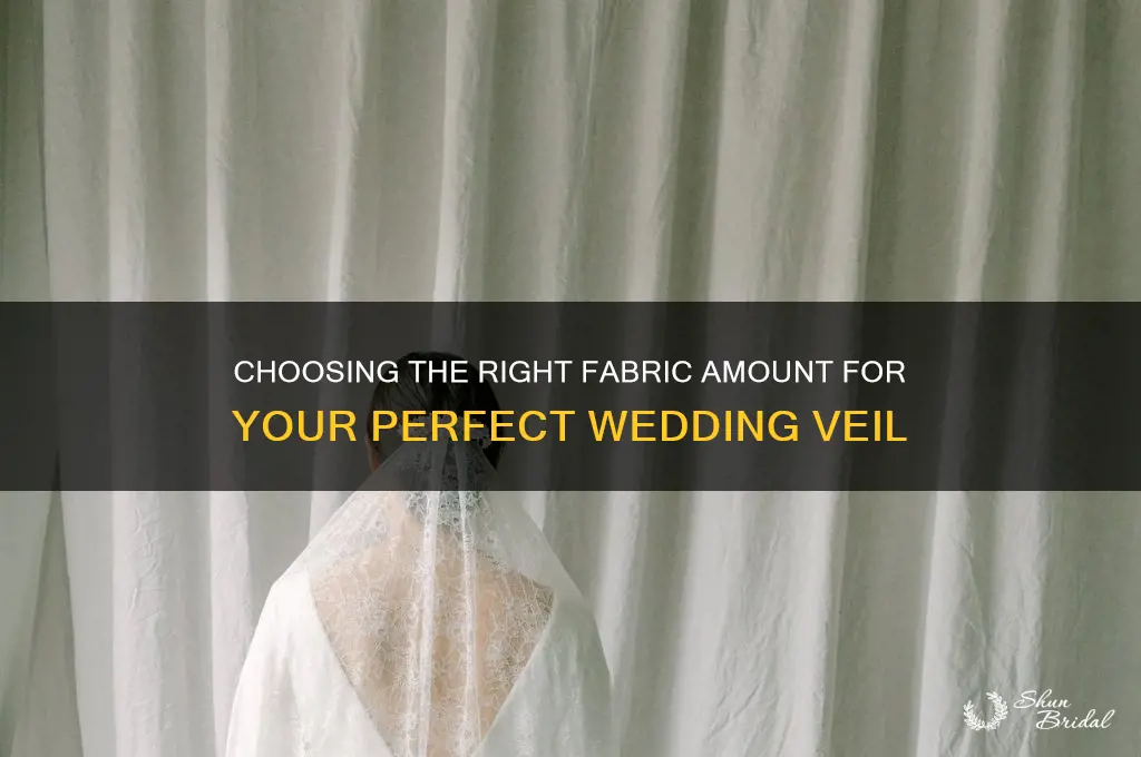 how much fabrid for a veil