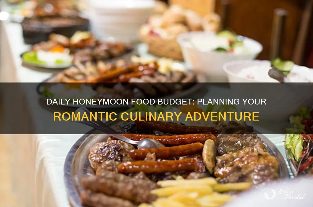 how much for food each day honeymoon
