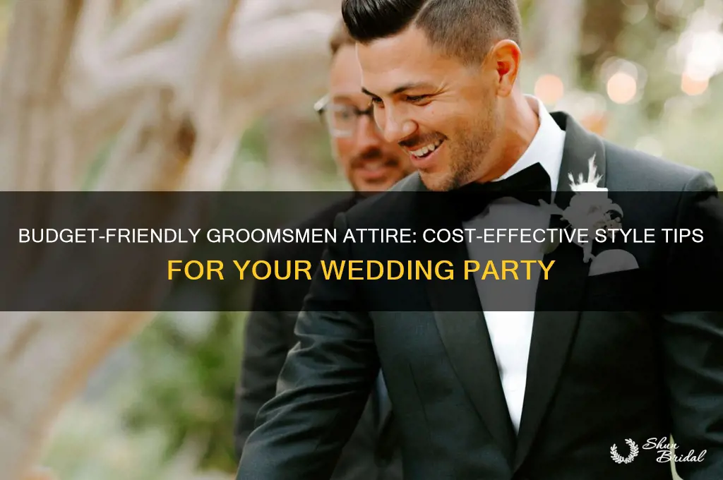 how much for groomsmen clothes