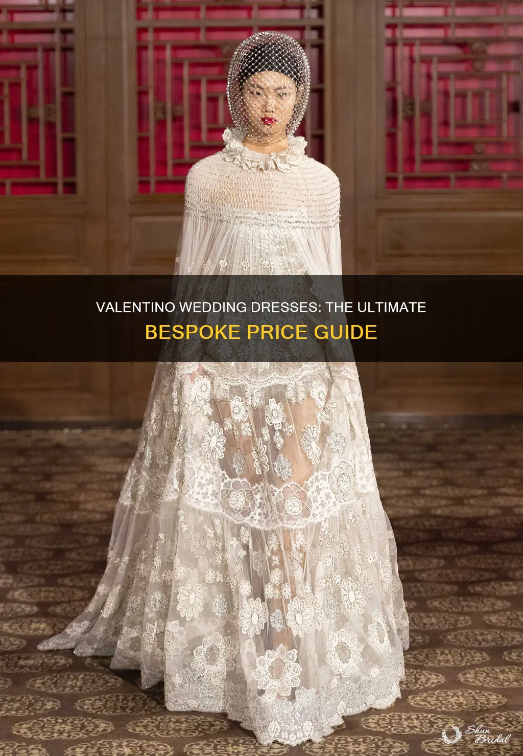 how much is a bespoke valentino wedding dress