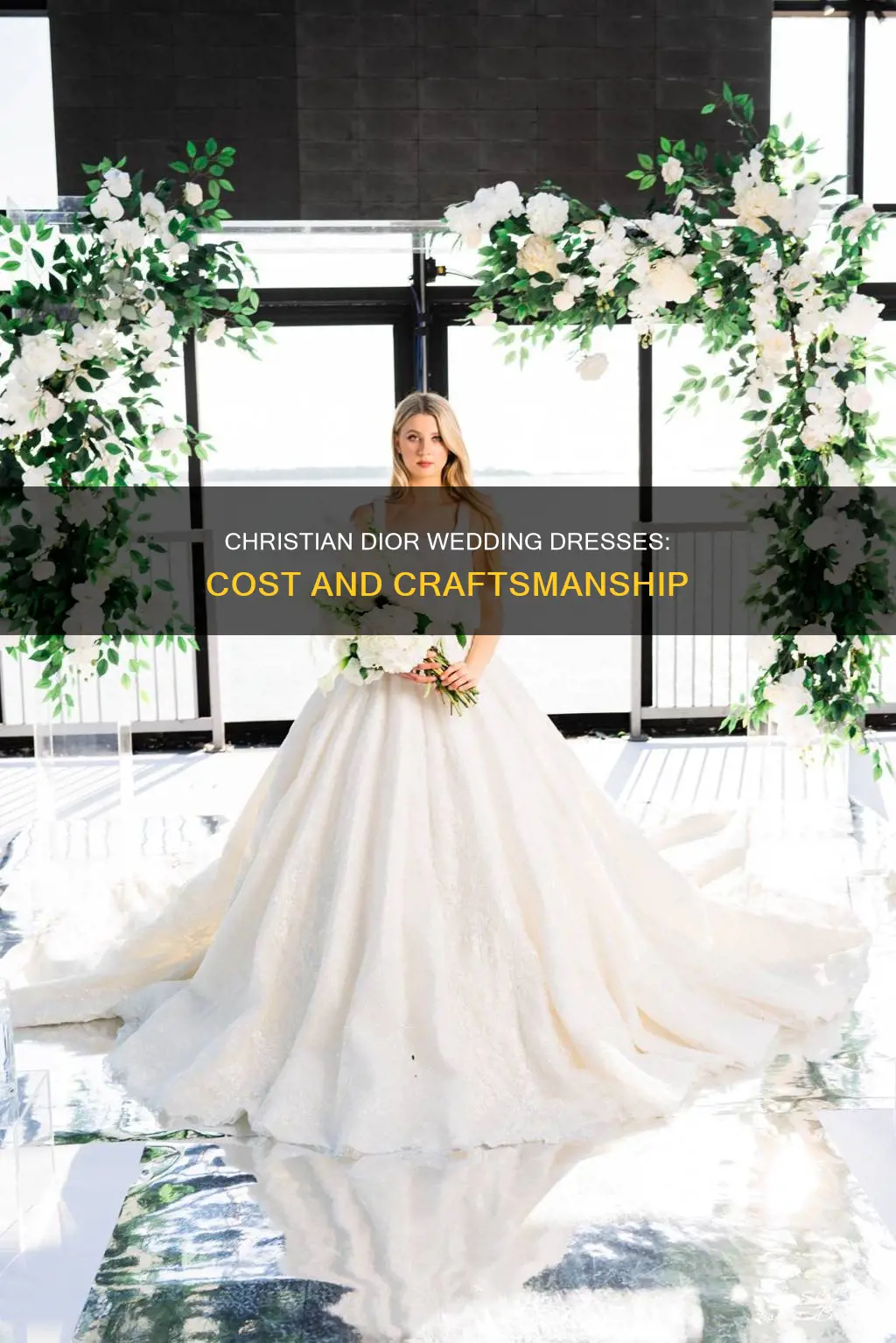 how much is a christian dior wedding dress