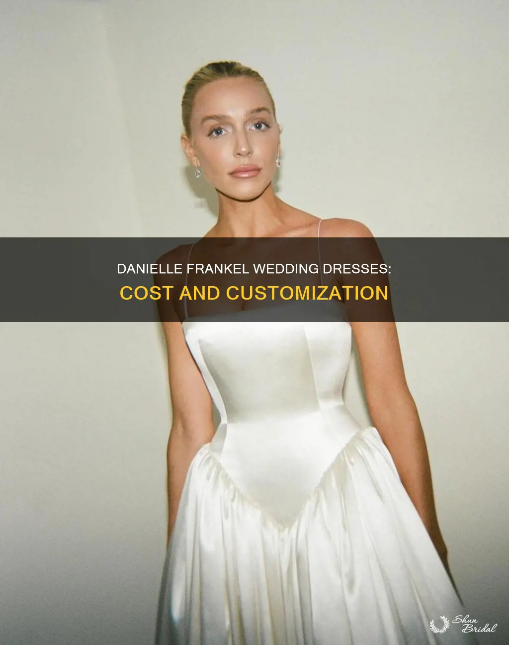 how much is a danielle frankel wedding dress