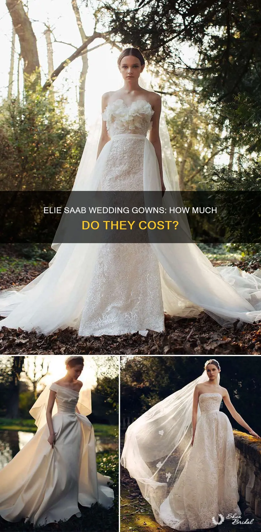 how much is a elie saab wedding dress