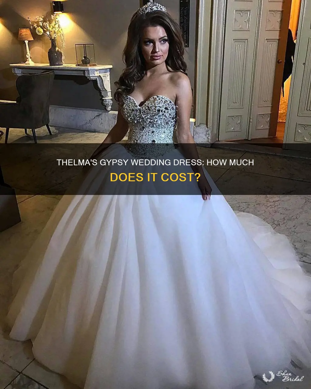 how much is a gypsy wedding dress by thelma