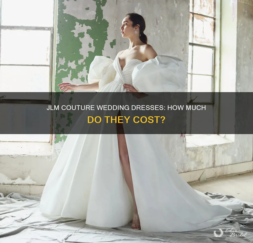 how much is a jlm couture wedding dress