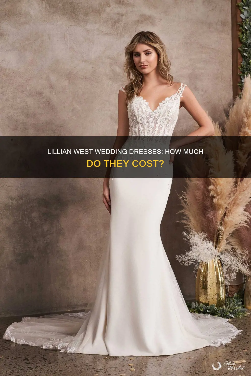 how much is a lillian west wedding dress