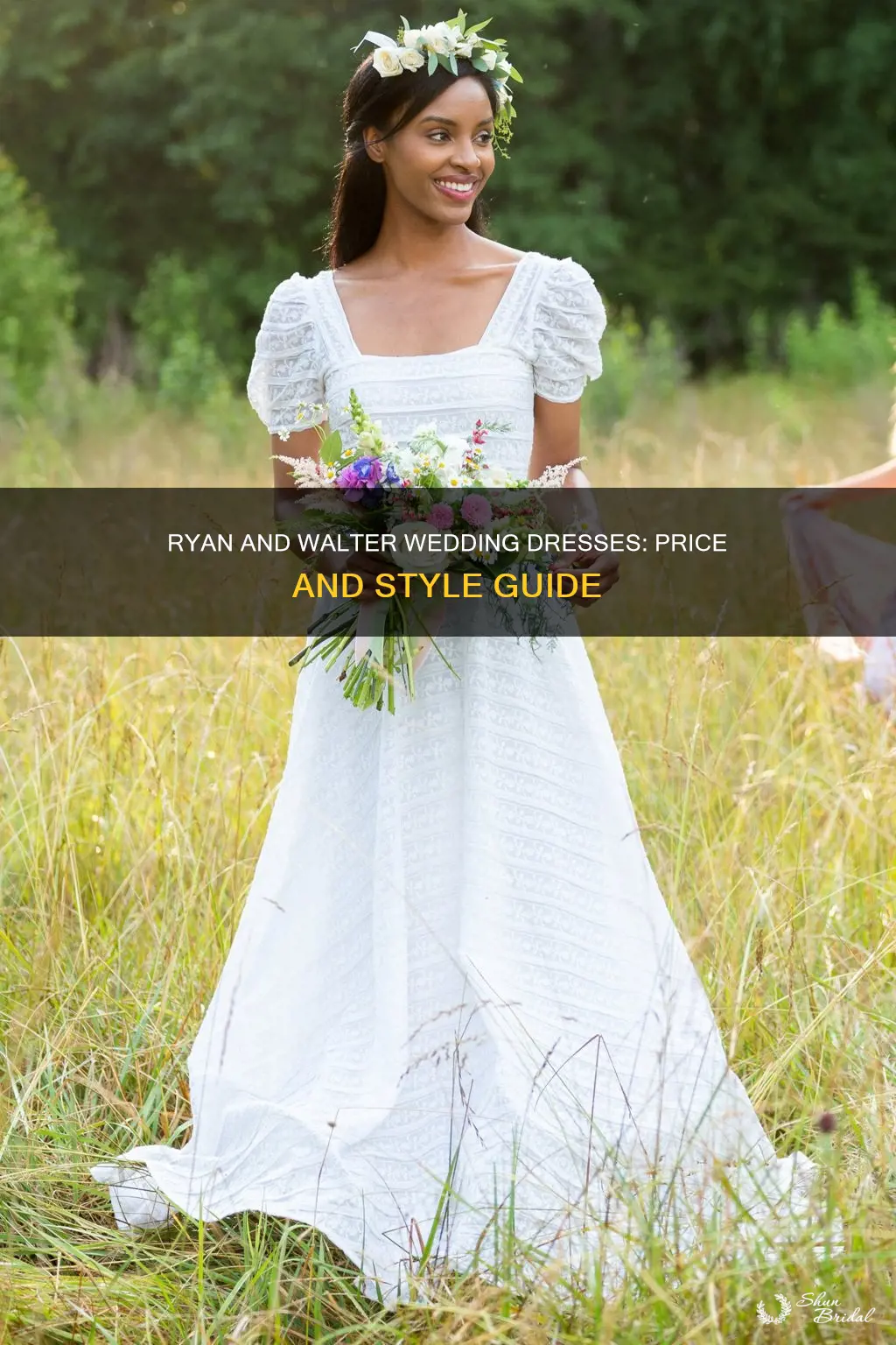 how much is a ryan and walter wedding dress