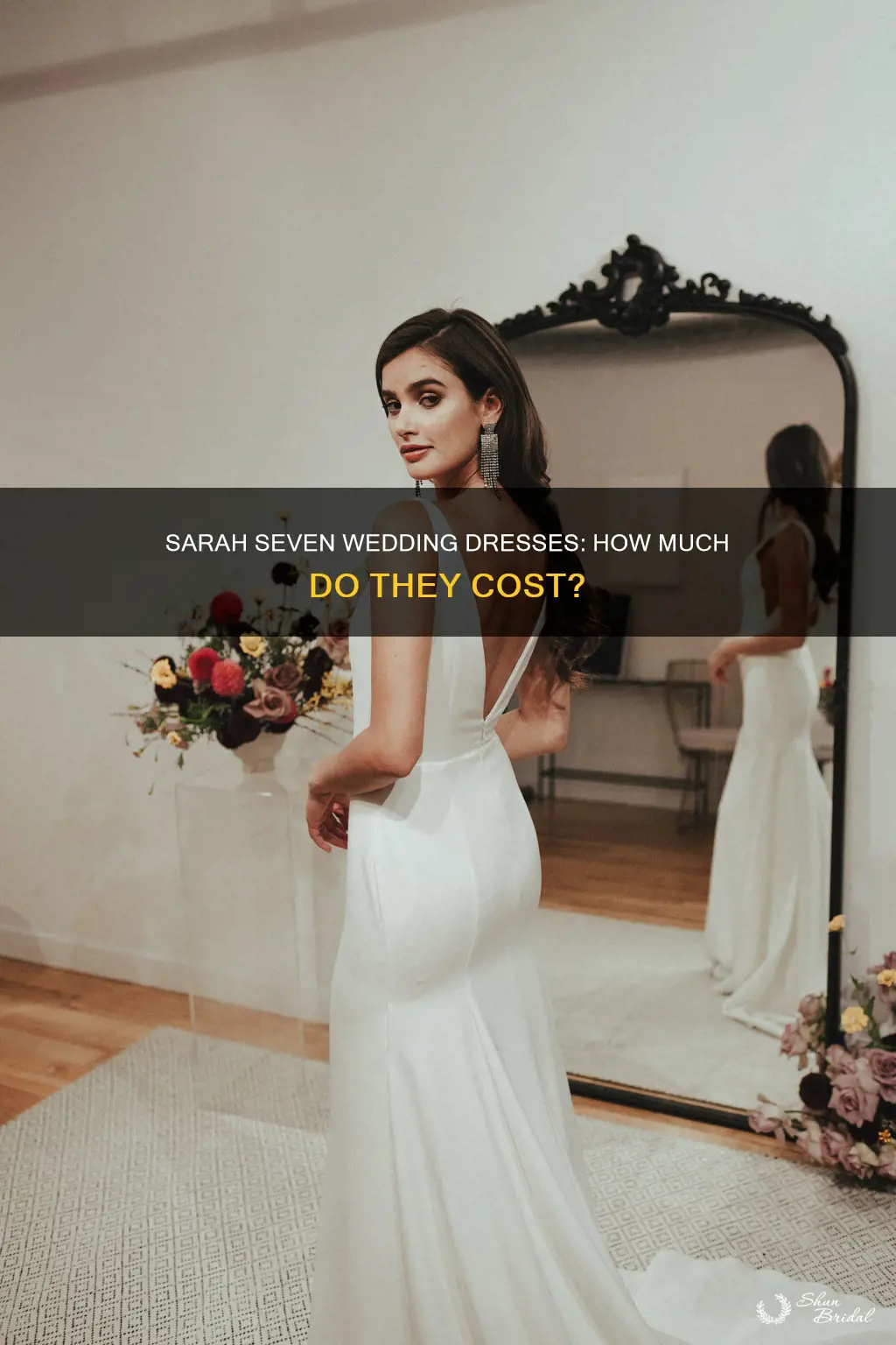 how much is a sarah seven wedding dress