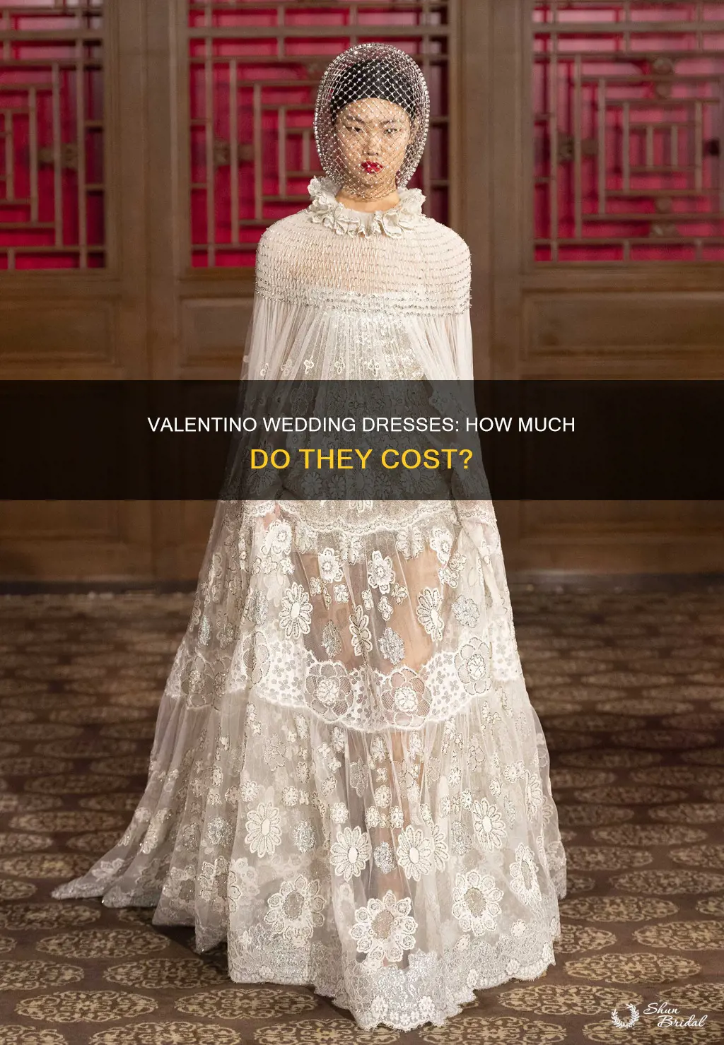 how much is a valentino wedding dress