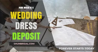 Wedding Dress Deposits: How Much to Put Down?
