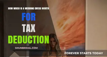 The Cost of Wedding Dresses: Tax Deduction Secrets