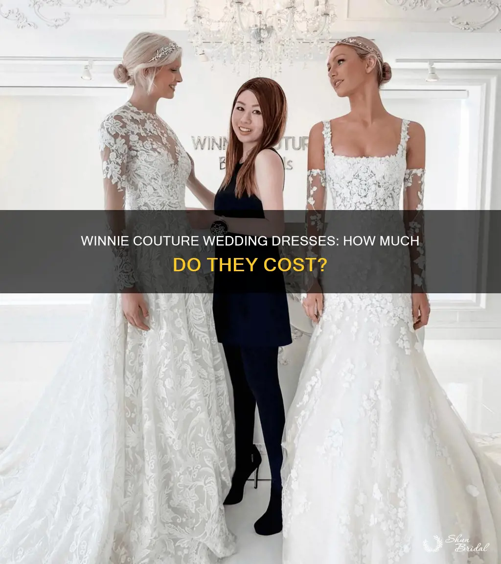 how much is a winnie couture wedding dress