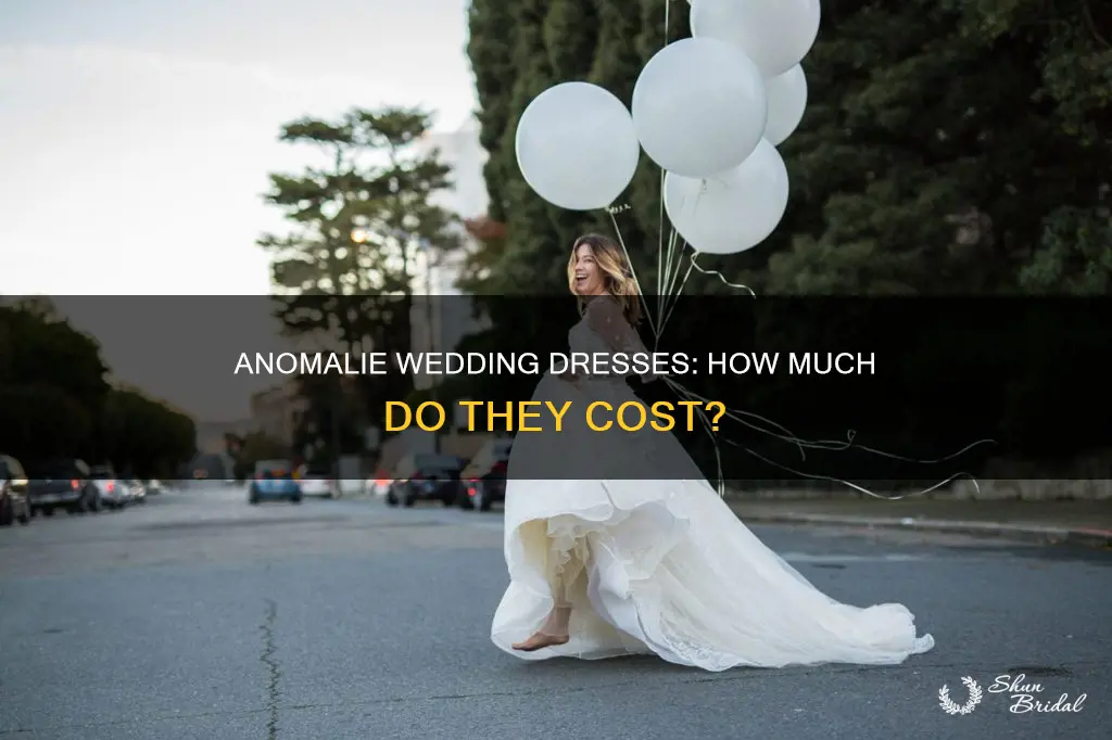 how much is an anomalie wedding dress