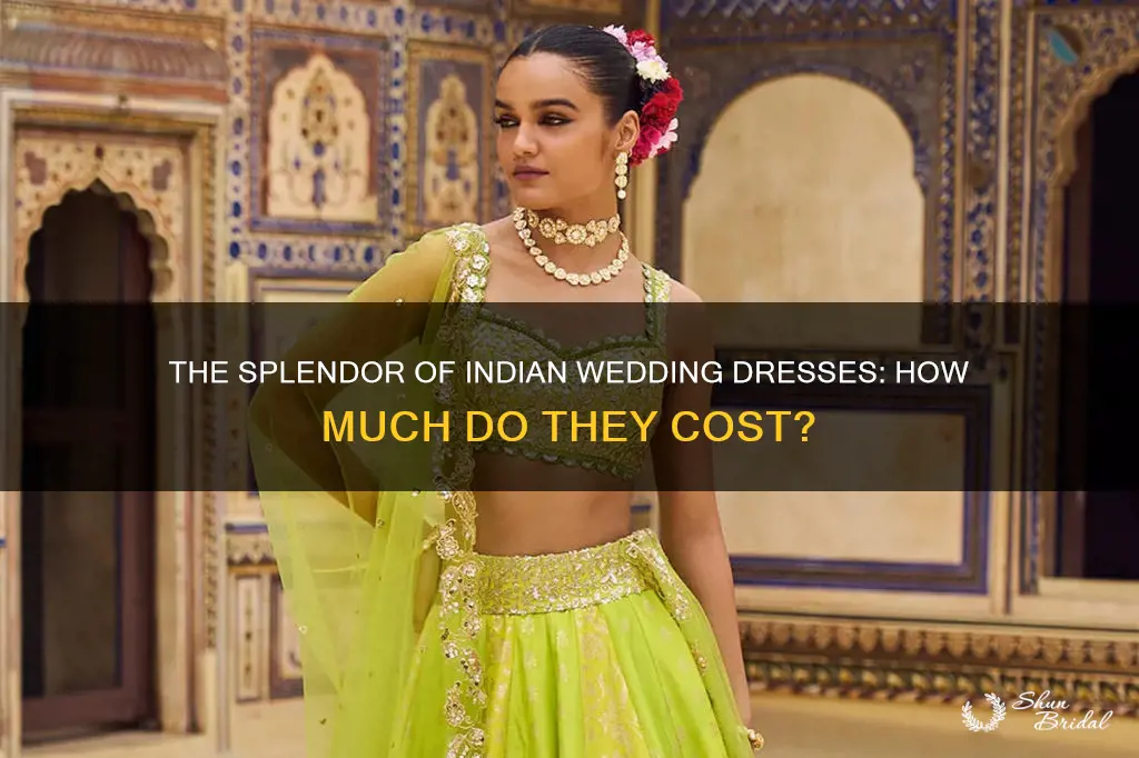 how much is an indian wedding dress