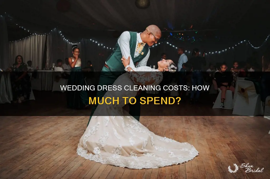 how much is it to clean a wedding dress