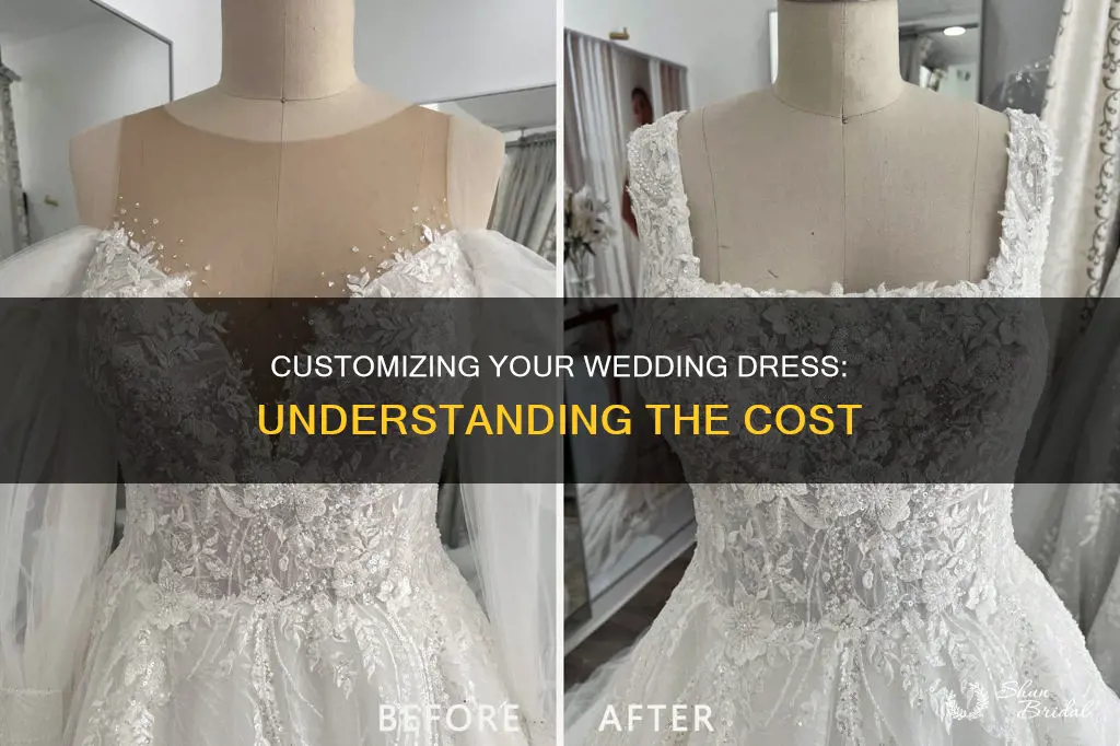 how much is it to customize a wedding dress