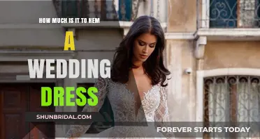 The Cost of Wedding Dress Alterations