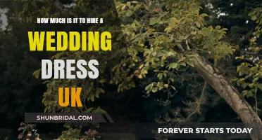 Cost of Hiring a Wedding Dress in the UK