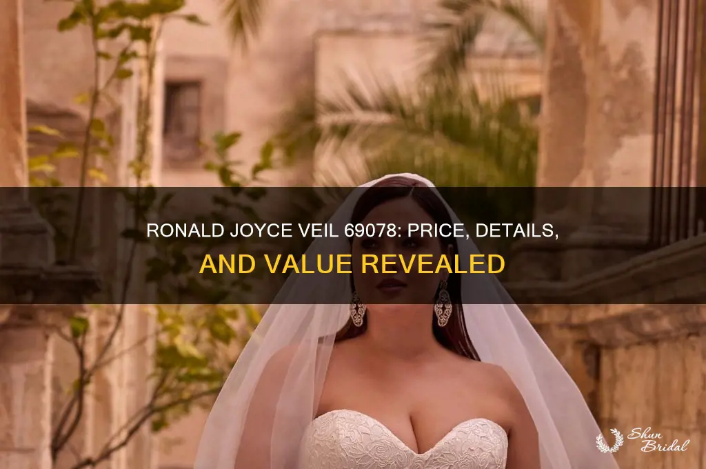 how much is ronald joyce veil 69078