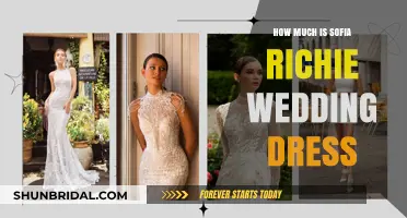 Sofia Richie's Wedding Dress: Cost and Designer Details