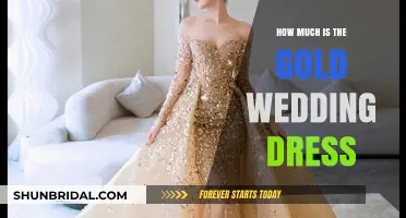 The Golden Wedding Dress: Cost and Luxury