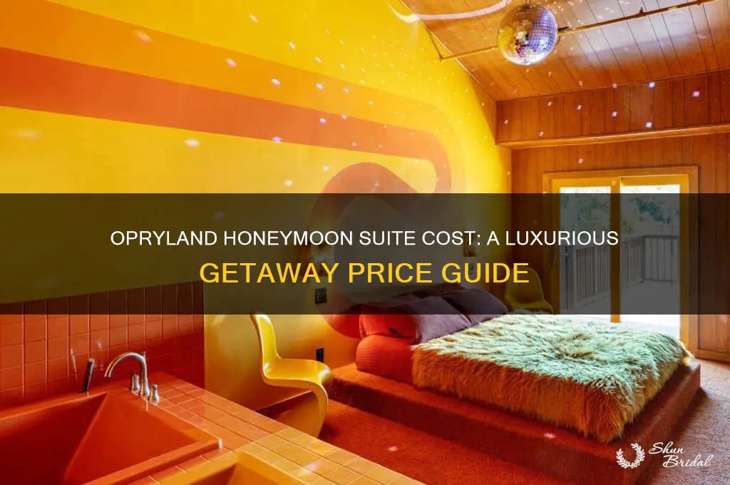 how much is the opryland honeymoon suite
