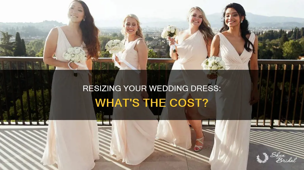 how much it cost to resize a wedding dress
