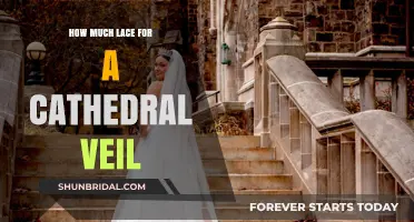 Perfecting Your Cathedral Veil: Lace Quantity Guide for Brides