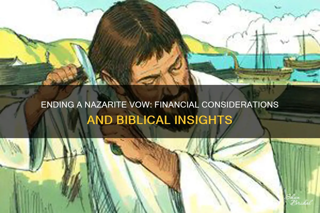 how much money to end nazarite vow