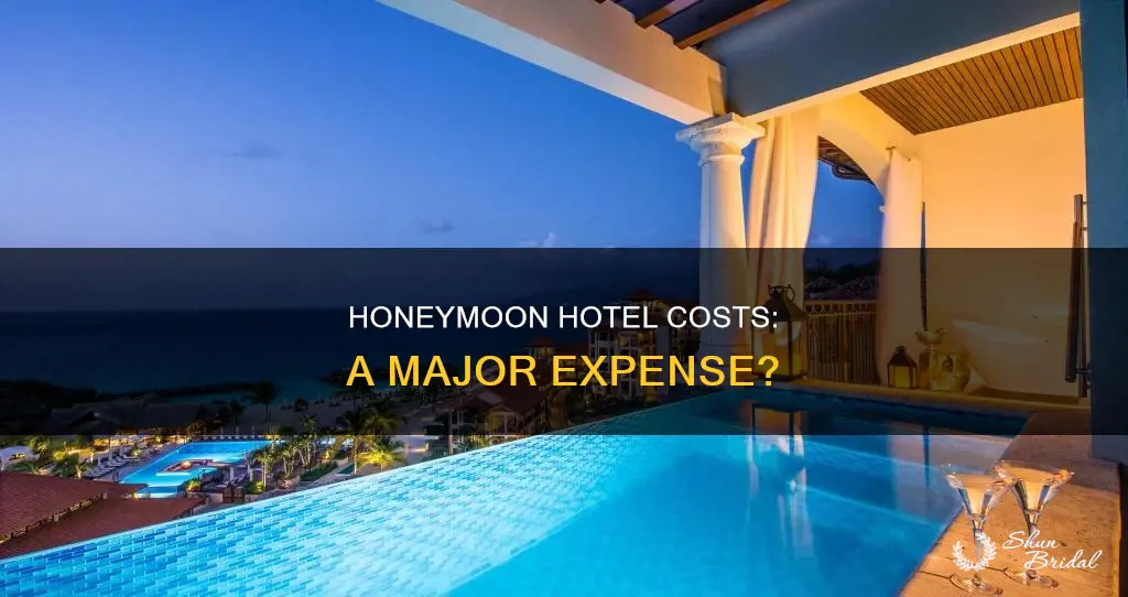 how much of honeymoon cost is hotel
