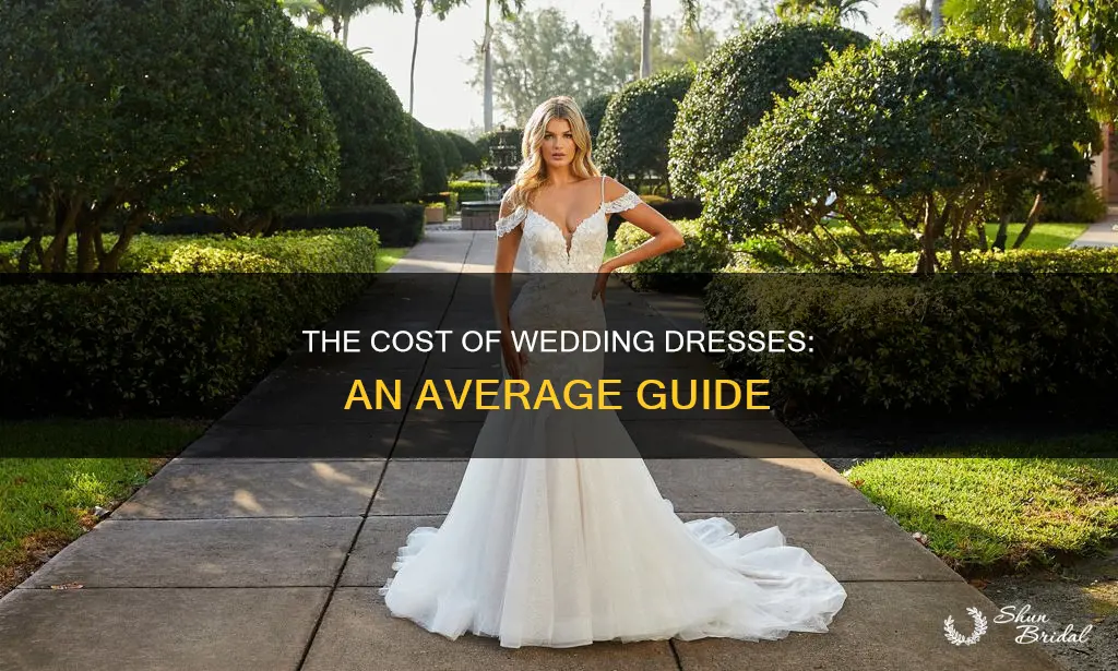 how much on average s a wedding dress