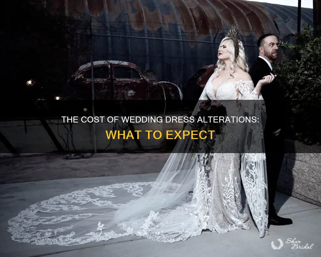 how much on wedding dress aterations
