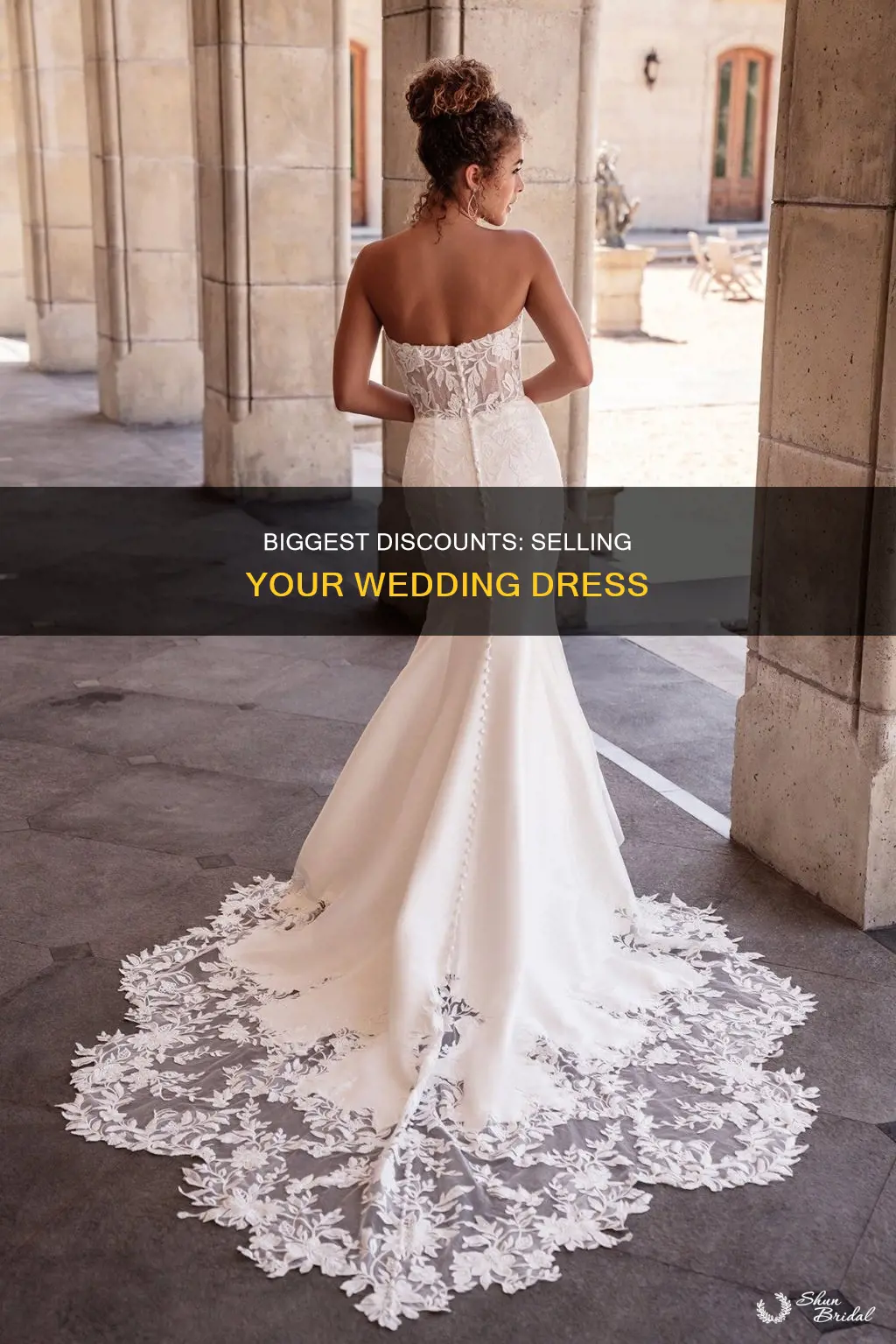 how much percent off when selling wedding dress