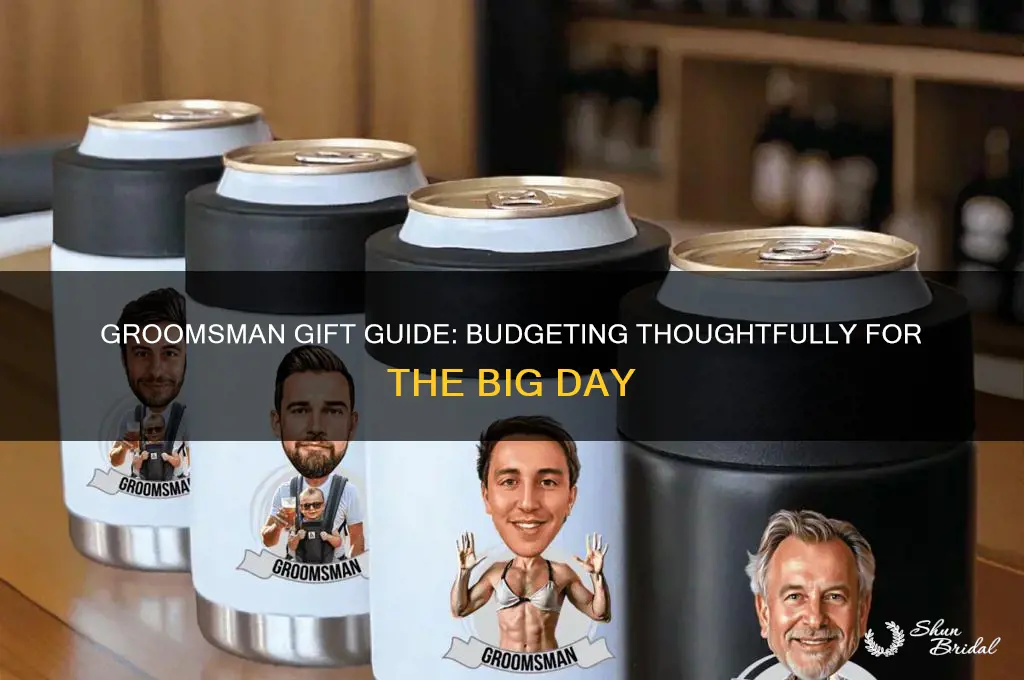 how much should a groomsman spend on wedding gift
